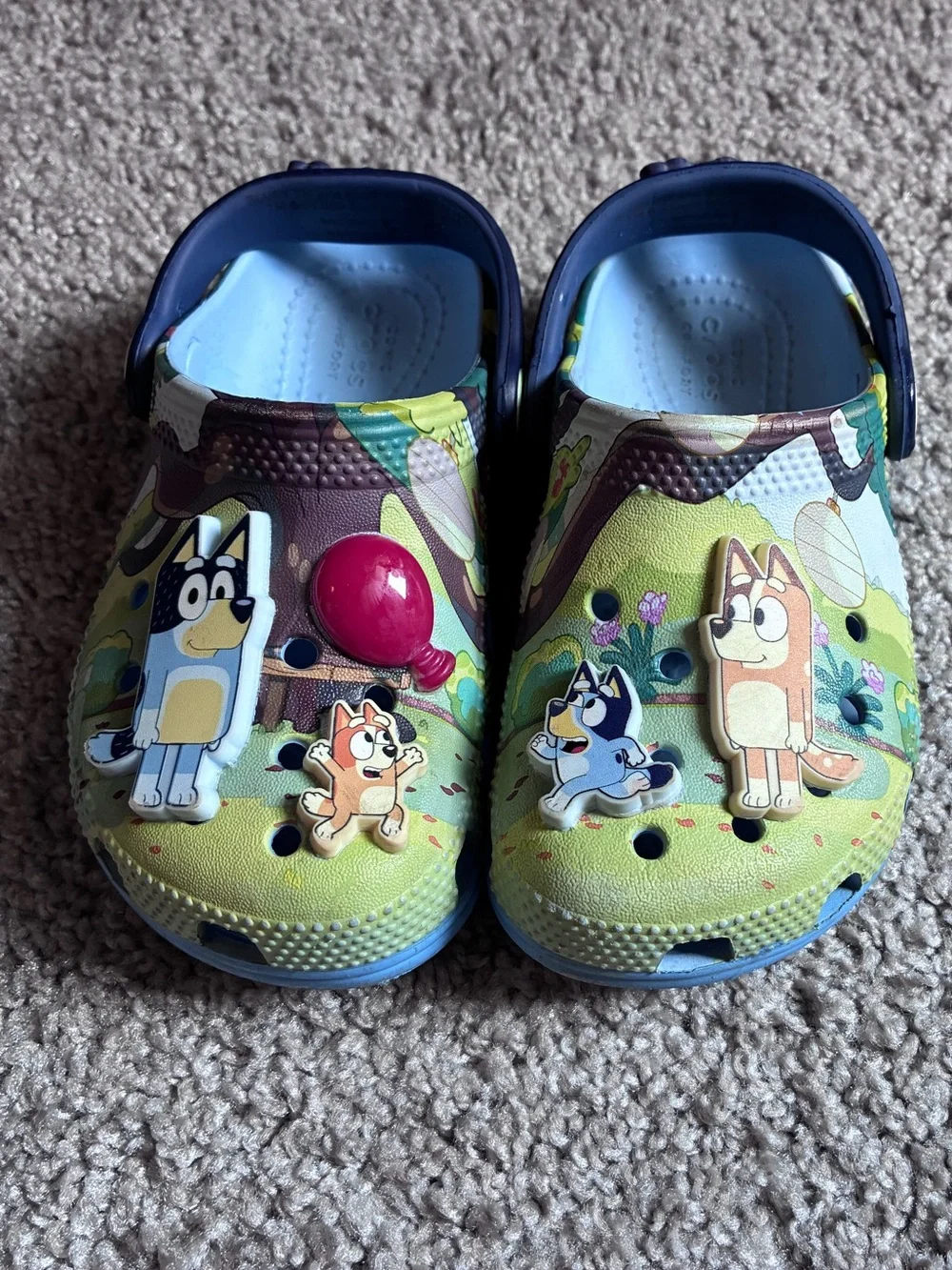 Bluey Crocs-Toddler 9